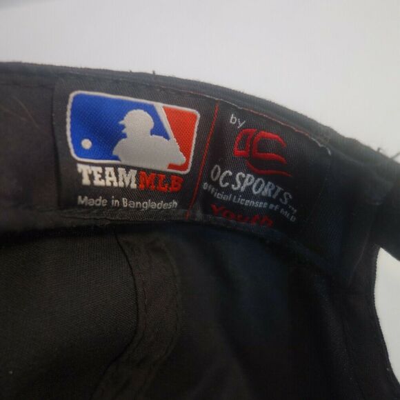 Team MLB Kids Youth Pittsburgh Pirates Black Yellow Adjustable Baseball Hat Cap - Picture 6 of 8